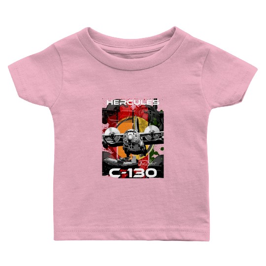 C-130 Hercules Military Aircraft Baby T Shirts
