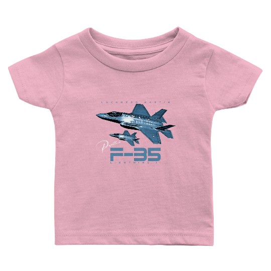 Lockheed Martin F-35 Lightning II Baby T Shirts
