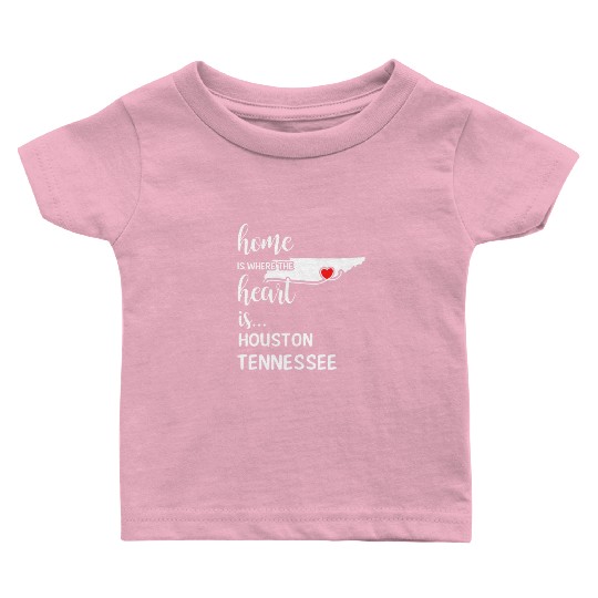 Houston County Tennessee Is Where My Heart Is Gift Baby T Shirts