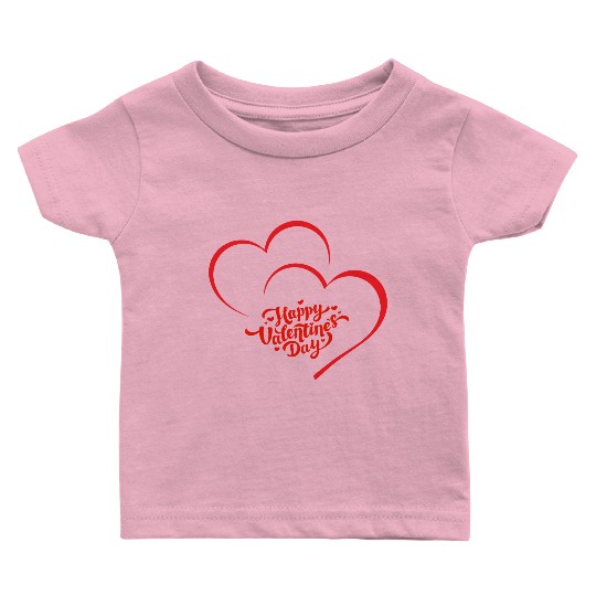 Happy Valentine's Day" Baby T Shirts