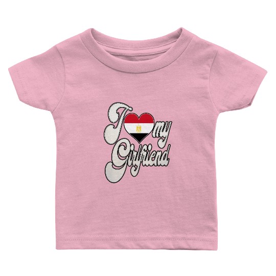 EgyptI Love My Egyptian Girlfriend Baby T Shirts