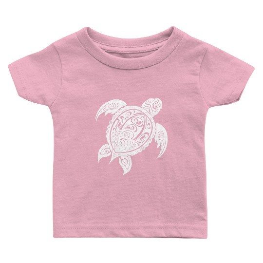 Vintage Abstract Wild Tattoo Turtle Baby T Shirts