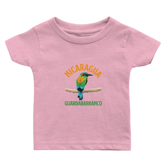 Nicaragua Guardabarranco National Bird Countries Baby T Shirts