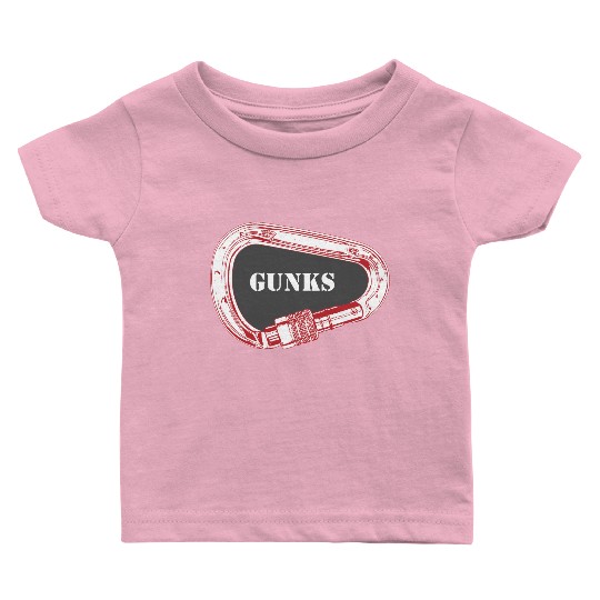 Gunks Rock Climbing Carabiner Baby T Shirts