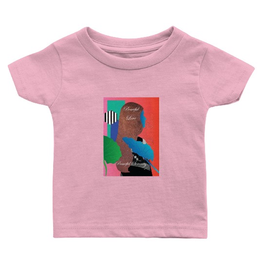 Peaceful Love, Peaceful Serenity Baby T Shirts