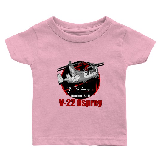 V22 Osprey Us Air Force Hybrid Aircraft Baby T Shirts