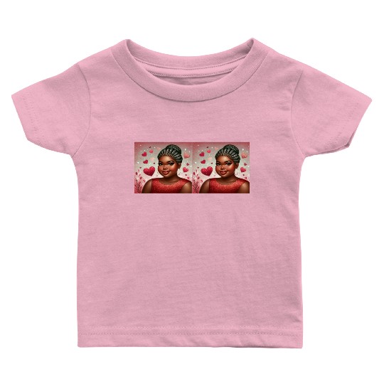 Cupid's Choice: Melanin Magic Baby T Shirts