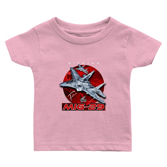 MIG-29 Soviet Union Air Superiority Jet Fighter Baby T Shirts