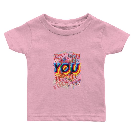 Happy Pop Art Lily Allen Fuck You Very, Very Much Baby T Shirts