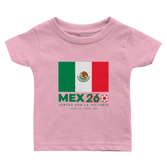 Mexico World Cup 2026 Baby T Shirts Soccer