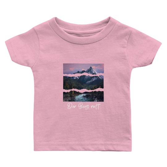 the mountain is calling Baby T Shirts