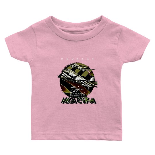 Douglas AKA C-47 Dakota Skytrain Military Version Baby T Shirts