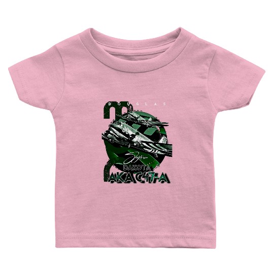 Douglas AKA C-47 Dakota Skytrain Military Version Baby T Shirts