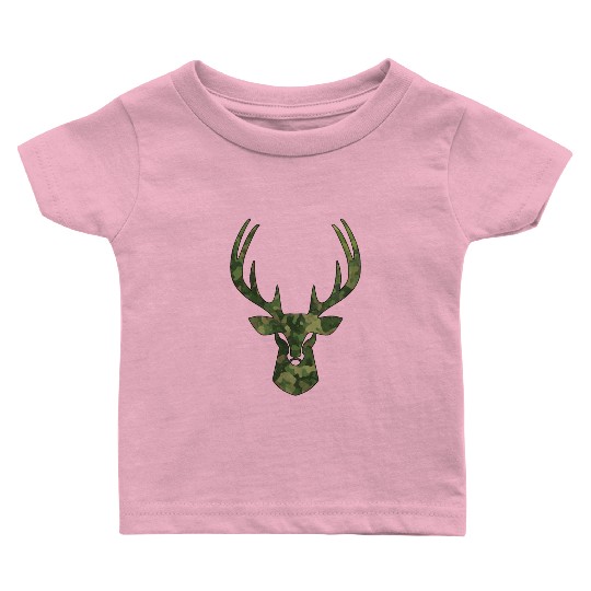 Deer Hunter Tree camouflage Baby T Shirts