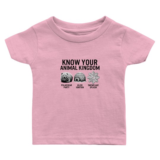 Winter Baby T Shirts, Know Your Animal Kingdom Polar Bear