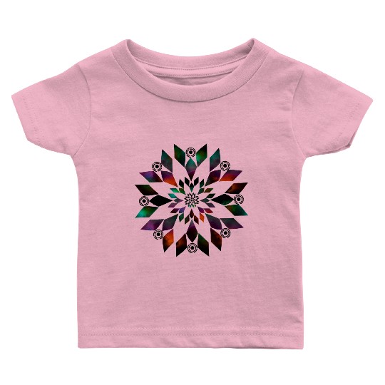Blossom Elegance" - Digital Floral Art Logo Print Baby T Shirts