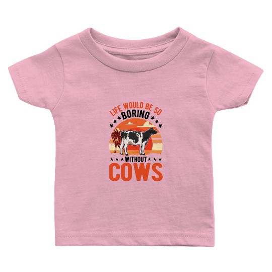 Cow Cattle Breeder Farmer Cows Baby T Shirts