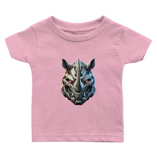 Rhinoceros mech Baby T Shirts