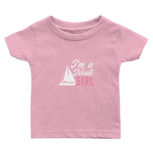 Wordplay Sailor Girl Sailor Sailing Baby T Shirts