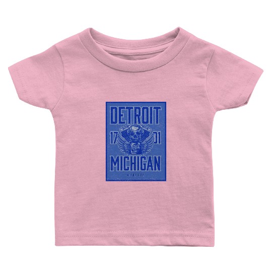 Detroit - Motor City Baby T Shirts