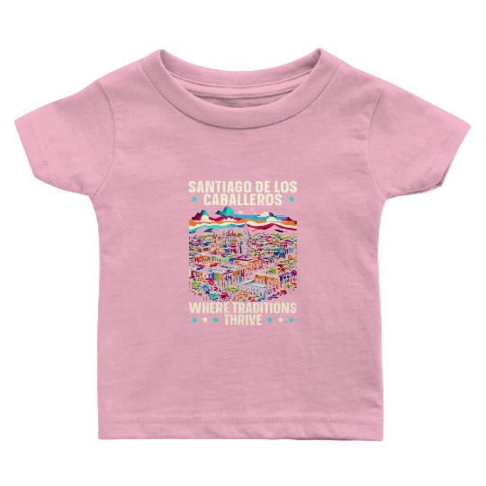 santSantiago De Los Caballeros Dominican Republic Baby T Shirts