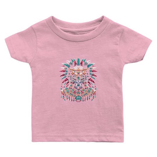 Aztec Jaguar Warrior Aztec Culture Indigenous Baby T Shirts