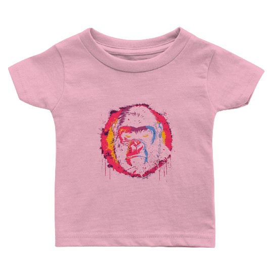 Angry Gorilla Baby T Shirts