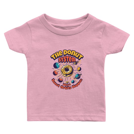 Donut Solar System Baby T Shirts