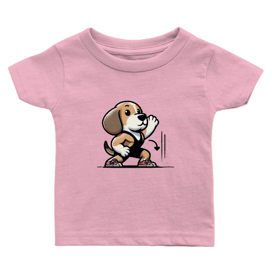 Beagle Buff: Hitting the Gym in Style Baby T Shirts