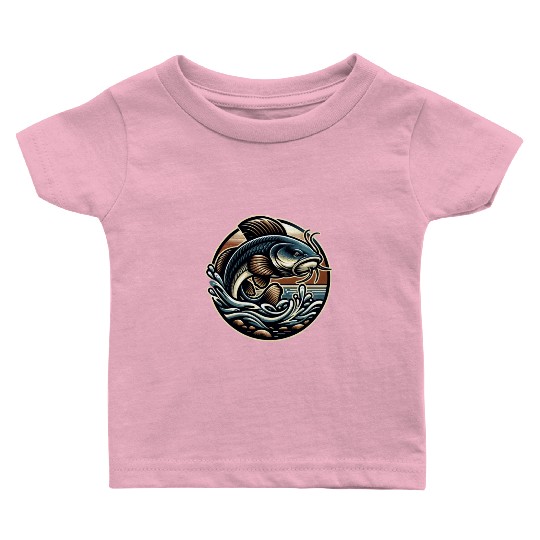 Flathead Catfish Fishing Baby T Shirts