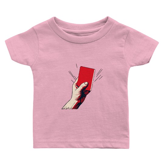 Soccer Red Card Baby T Shirts