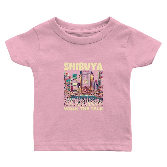 Shibuya Crossing Japan Travel Vacation Japanese Baby T Shirts