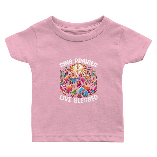 Gospel Music Religious Bible Scripture Christian Baby T Shirts