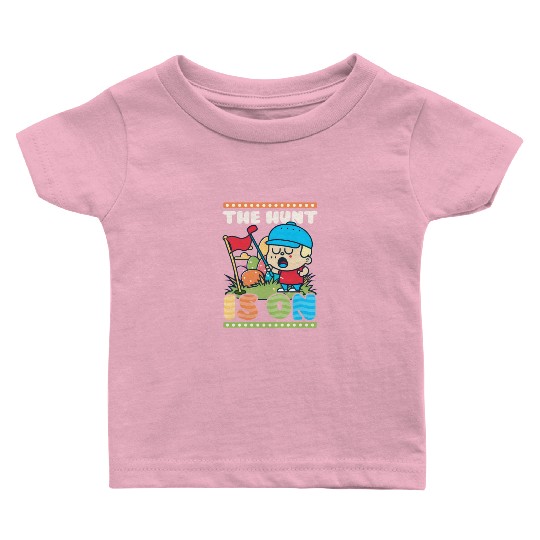 Golf Easter Hunt Is On Baby T Shirts