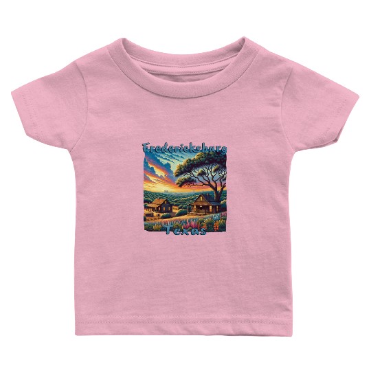 Fredericksburg TX: Sunset & German Culture Baby T Shirts