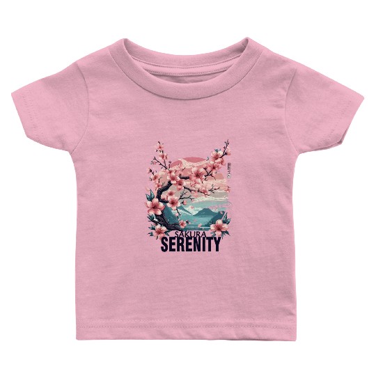 Sakura serenity Baby T Shirts