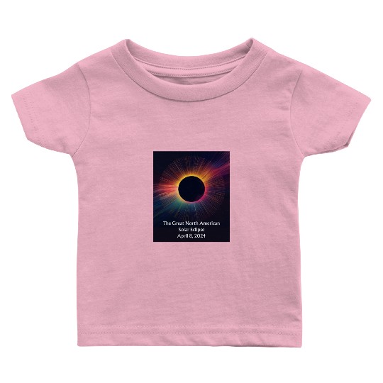 Celestial Dance: Solar Eclipse Baby T Shirts
