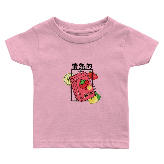 Strawberry Juice Baby T Shirts