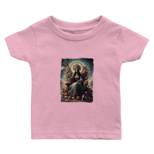 La Santa Muerte Saint Death Baby T Shirts