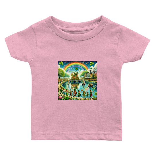 St. Patrick's Reflections Luck of the Irish Baby T Shirts
