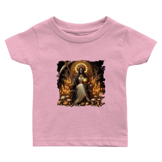 La Santa Muerte Saint Death Baby T Shirts