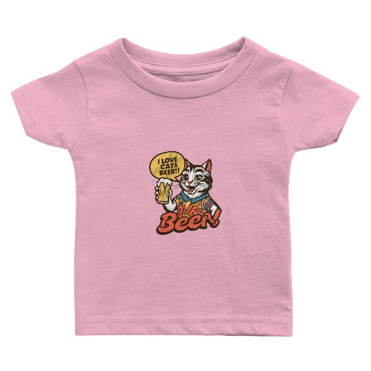 I Love Beer Baby T Shirts