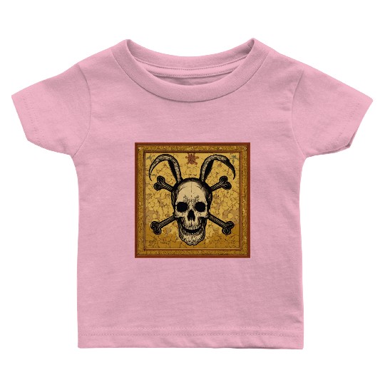 bunny skull and crossbones❤ D83D DC95 D83C DF39 D83D DC95 D83D DC95 D83C DF39 D83C DF39❤ D83C DF39 D83D DC95 D83D DC95 Baby T Shirts