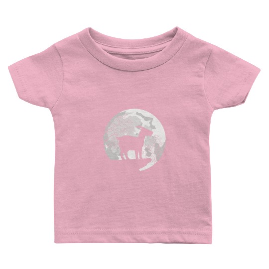 MOON GOAT DESIGN Baby T Shirts