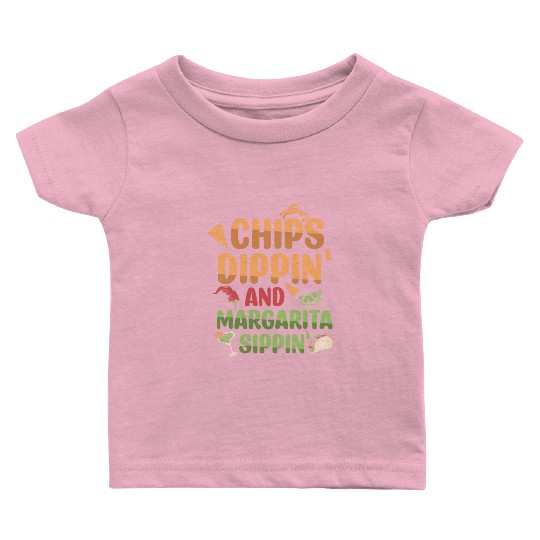 Margarita Sippin' Summer Vibes Baby T Shirts