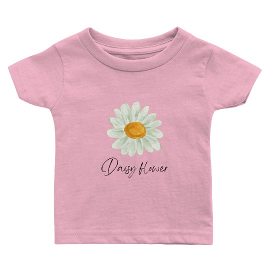 Aesthetic Spring Daisy Flower Baby T Shirts