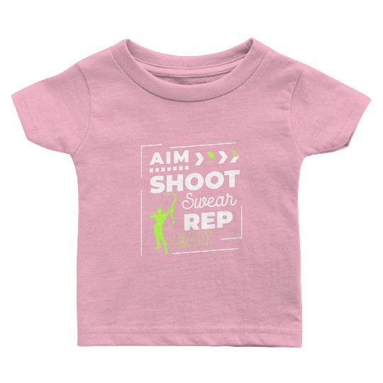 Archery Longbow Bow Club Baby T Shirts