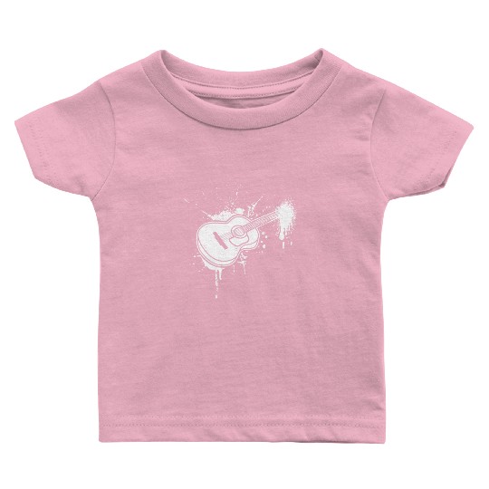 Guitar Drawing Baby T Shirts