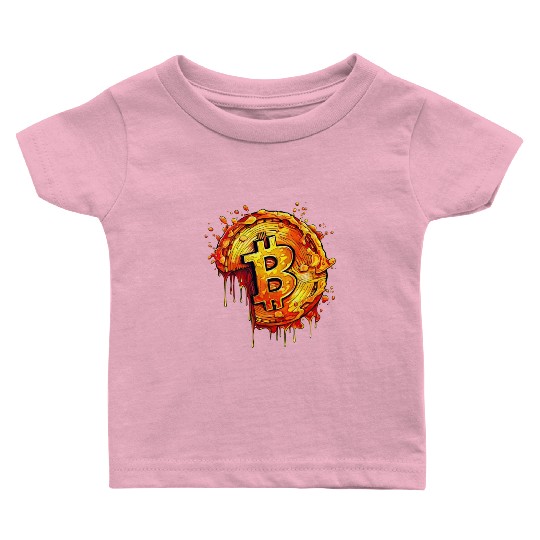 Bitcoin Pizza Day Funny Crypto Currency Trading Baby T Shirts