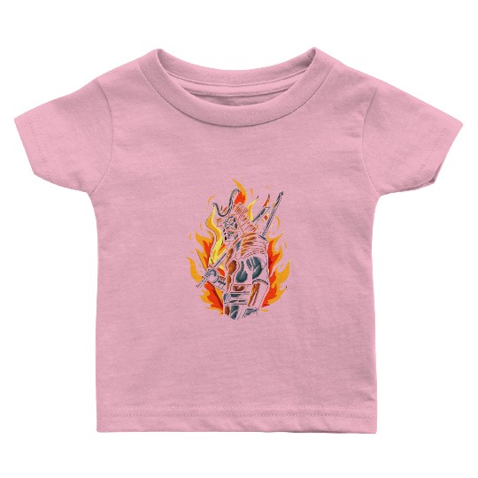 Japanese Samurai Baby T Shirts